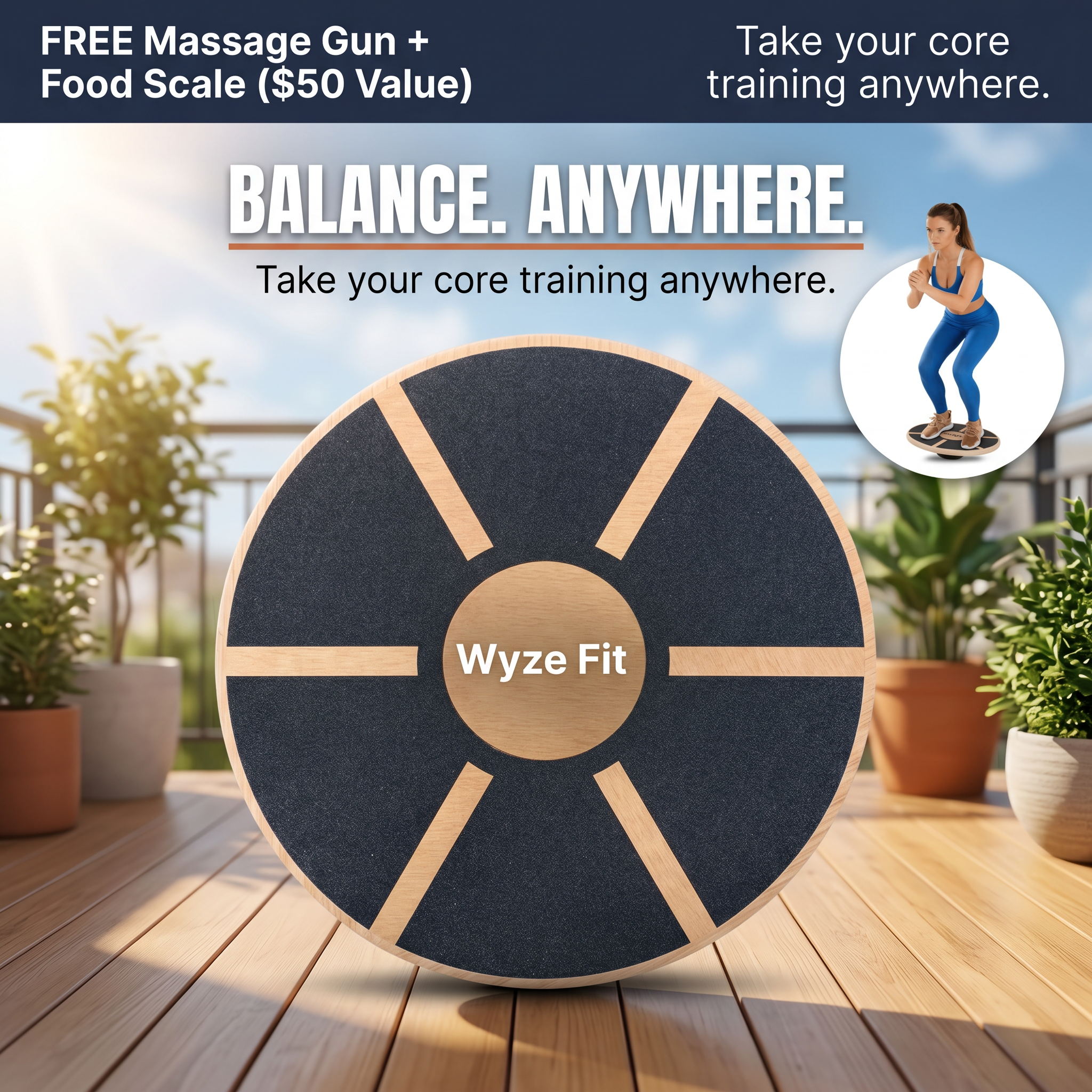 WyzeFit™ - Balance Board